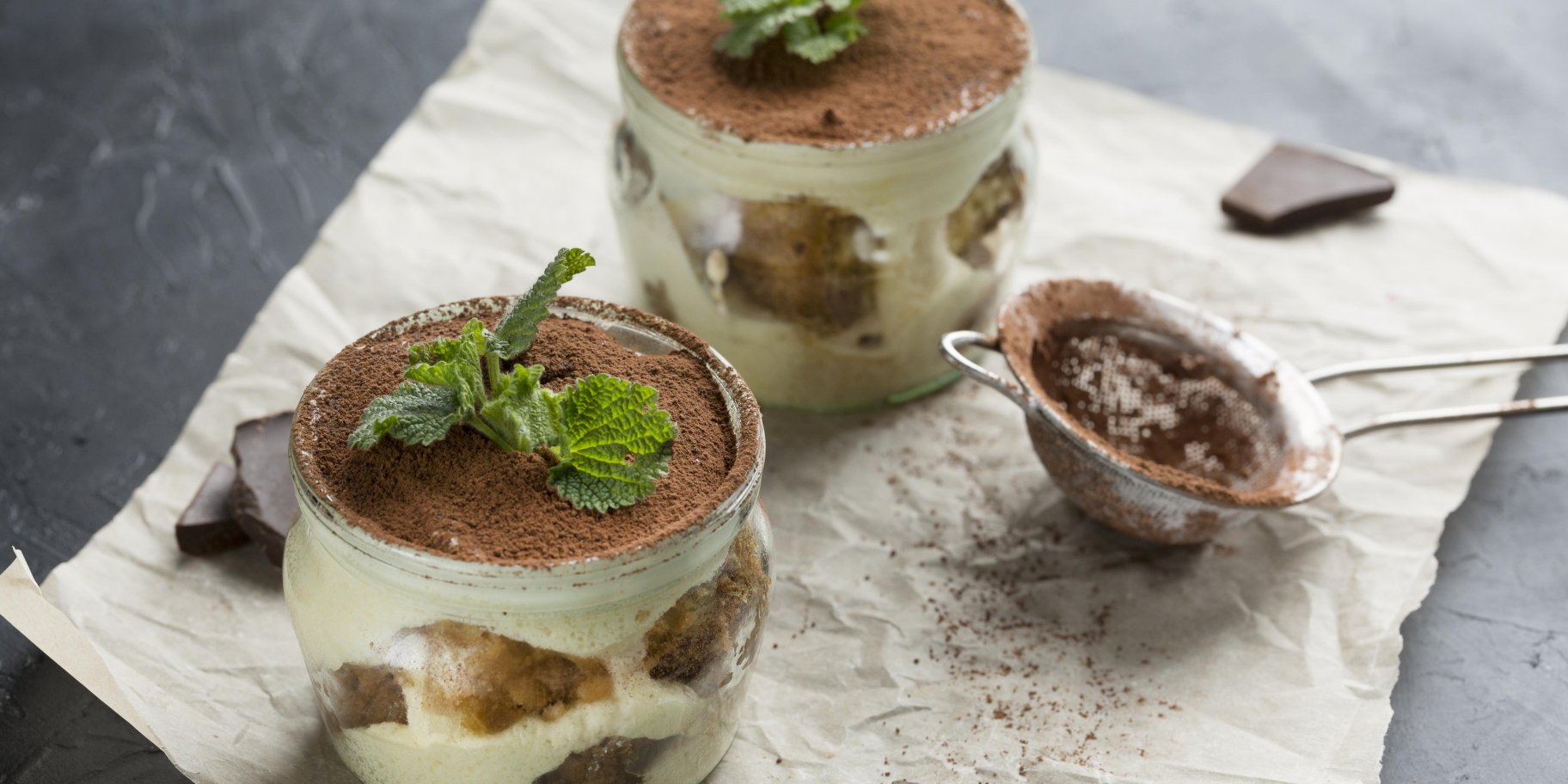 Десерт в стакане