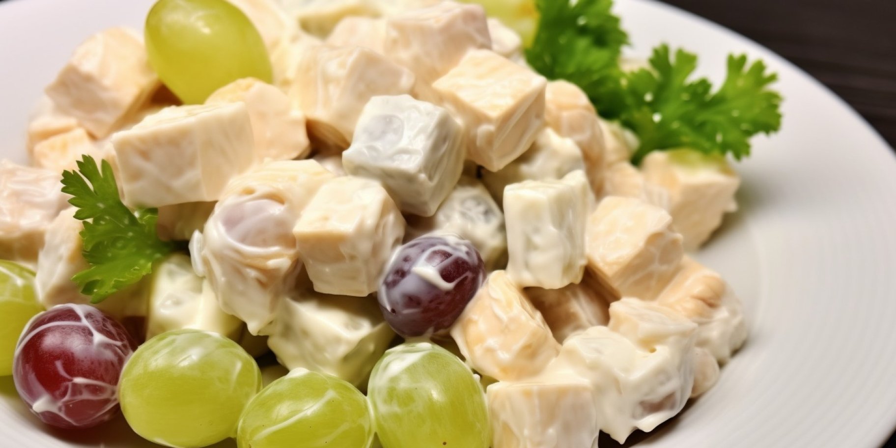 Салат з куркою і виноградом