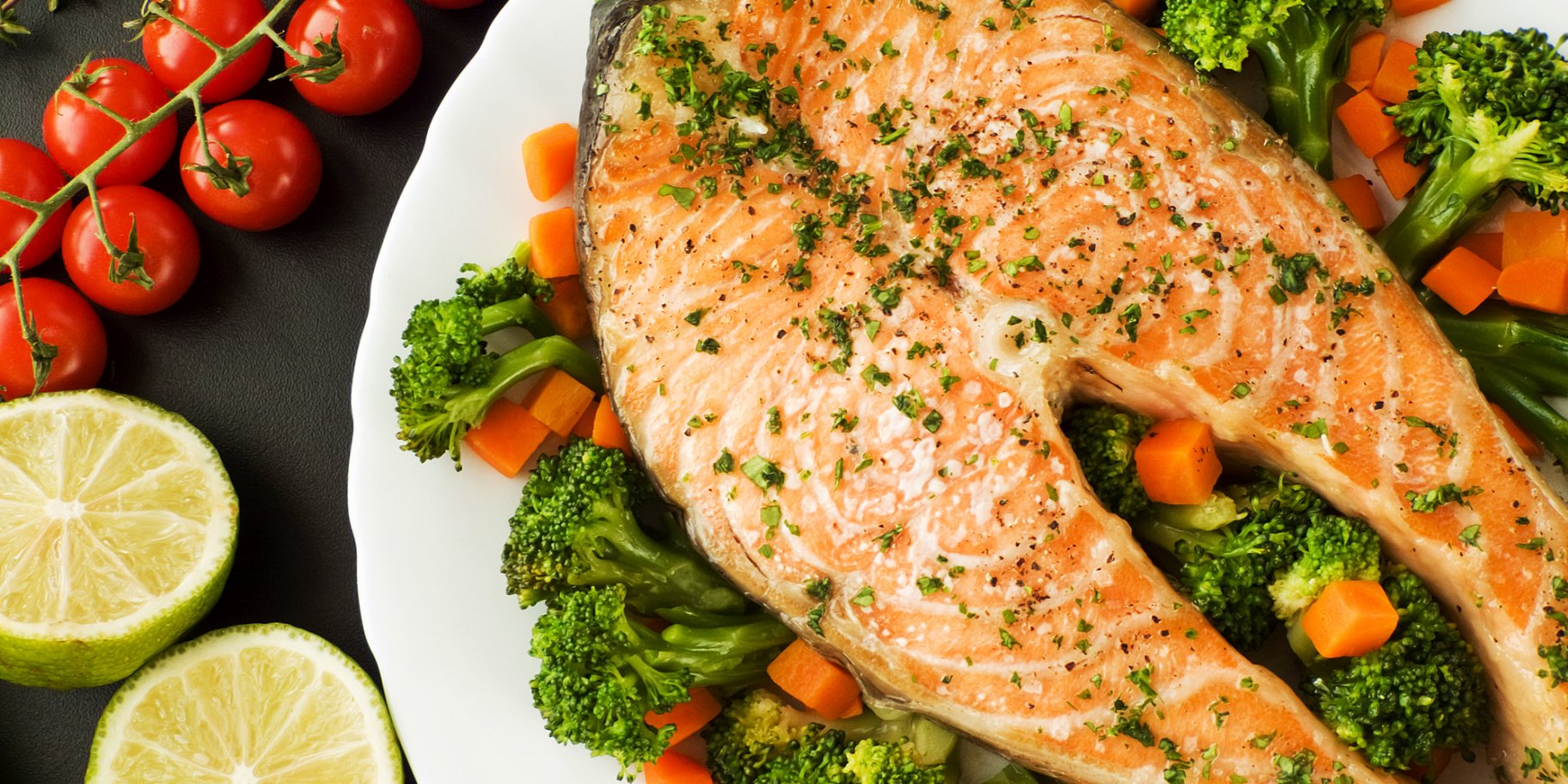 Рыбные стейки в маринаде