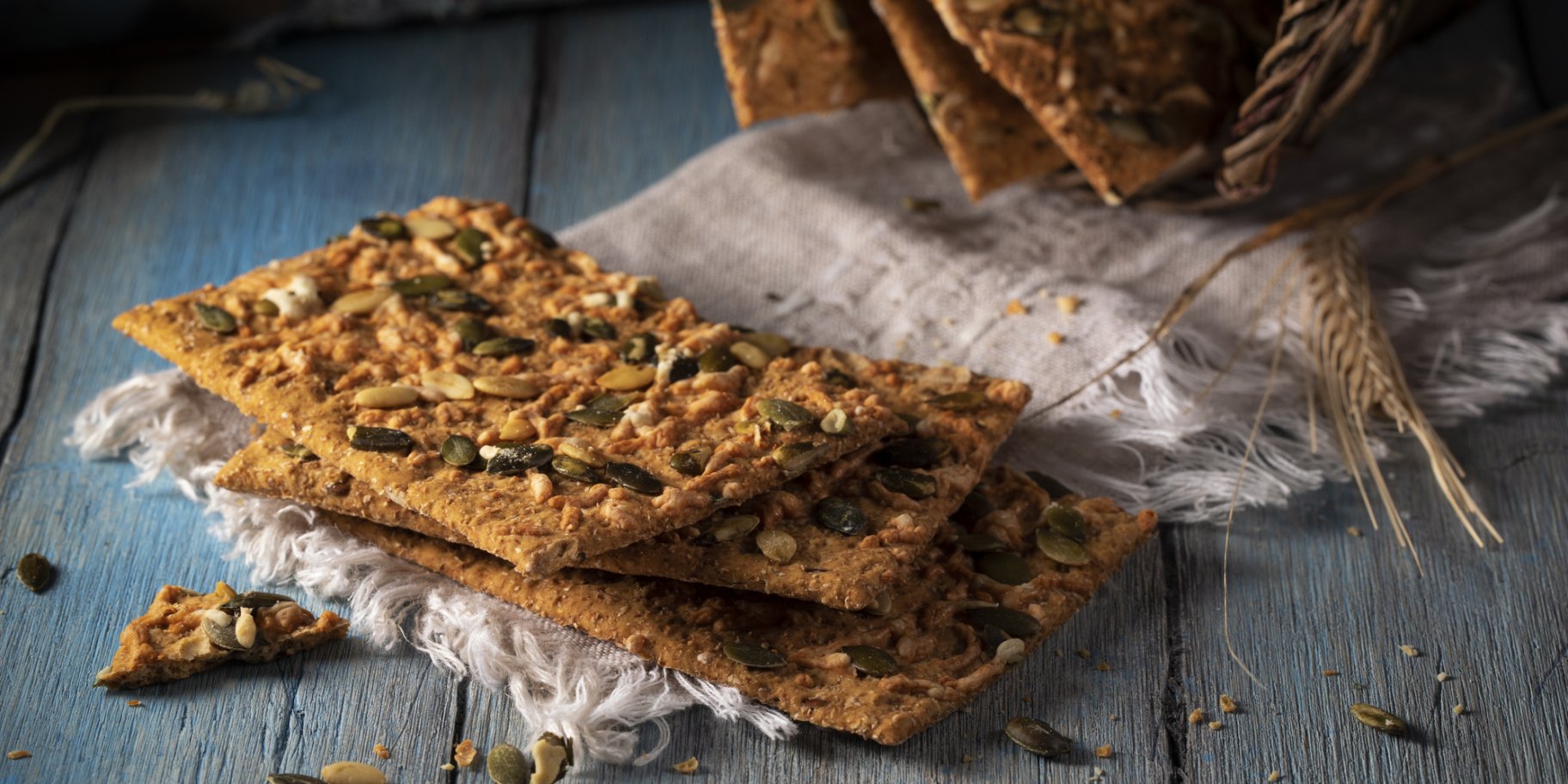 Житні хлібці з льоном