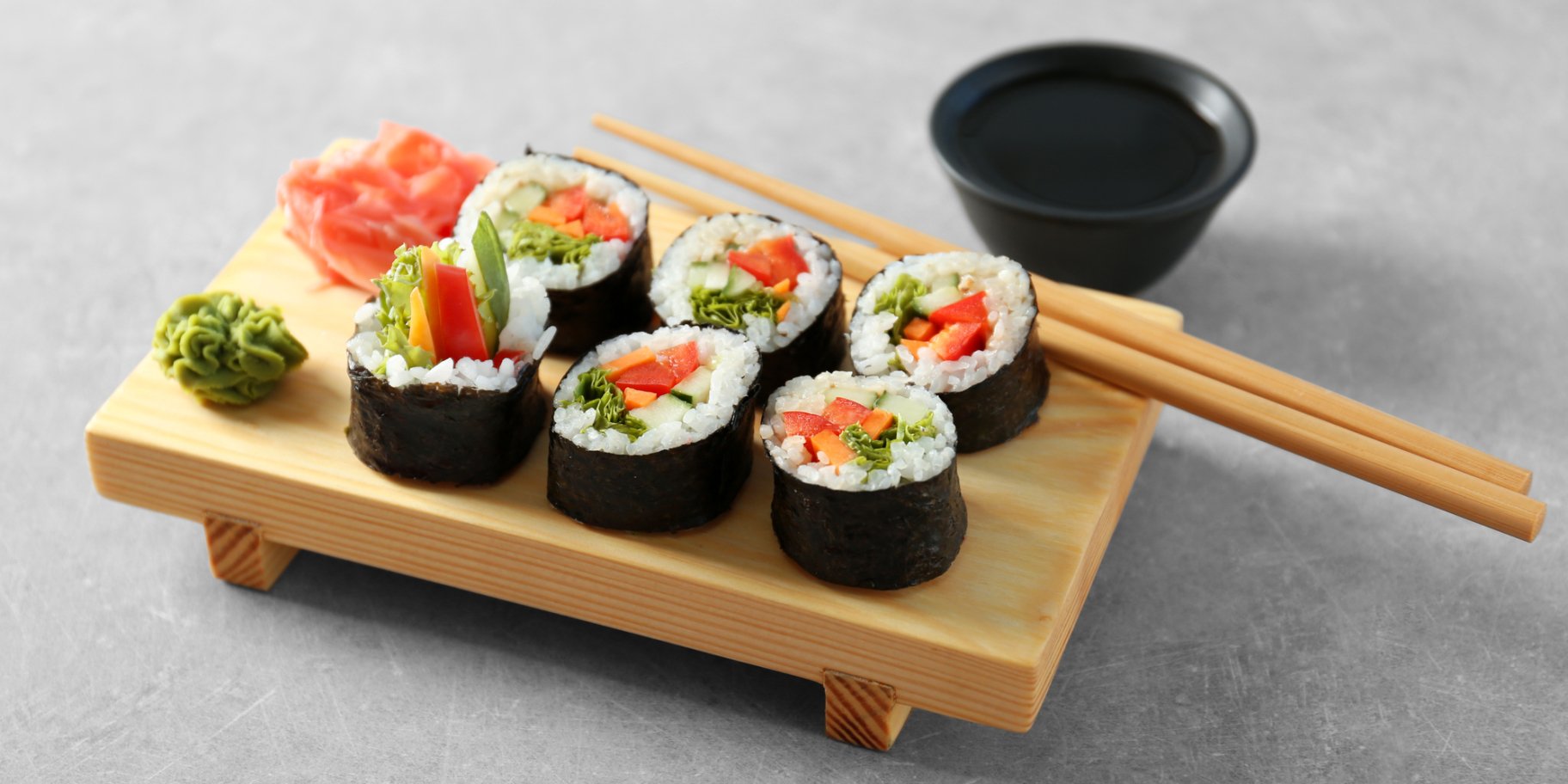 Суші-роли з овочами