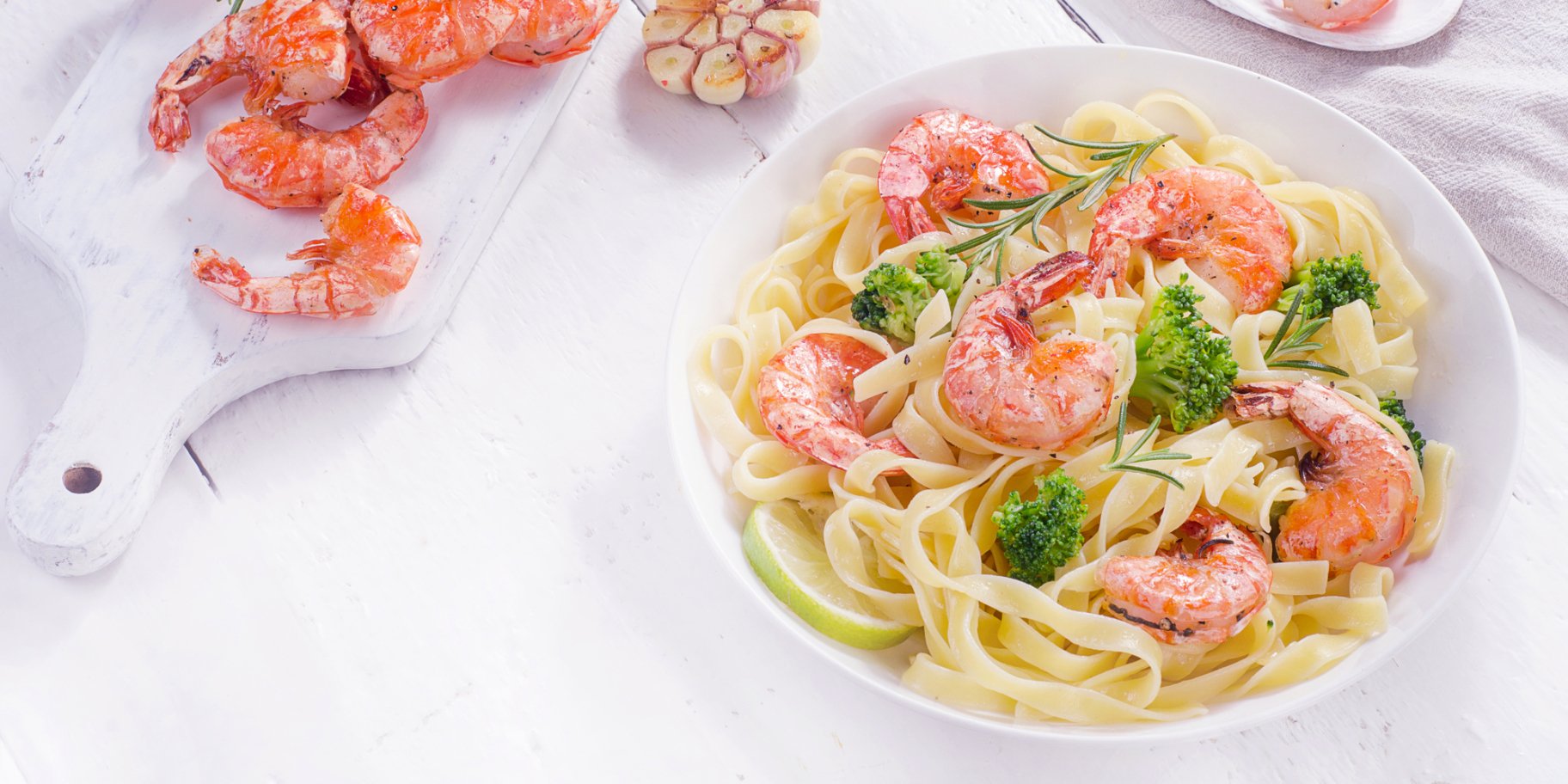 паста з креветками