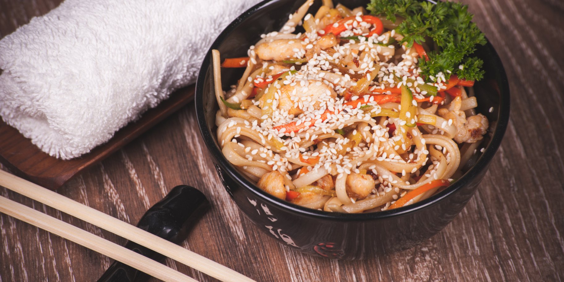 Удон з куркою