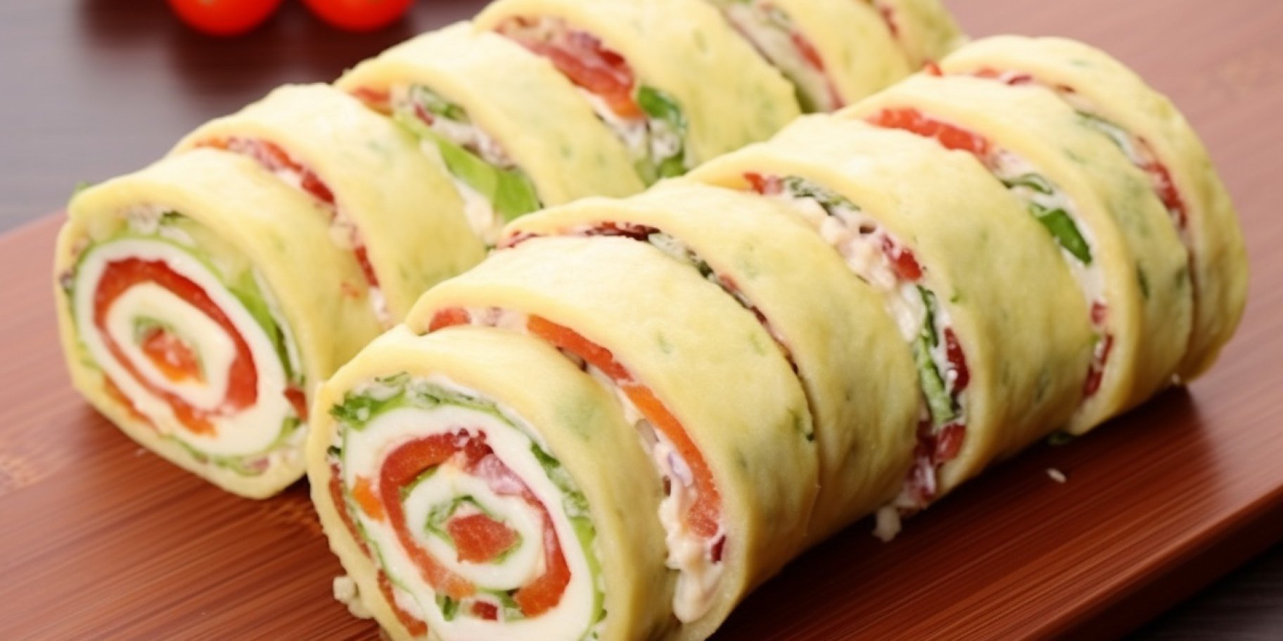 Кабачковий рулет з плавленим сиром