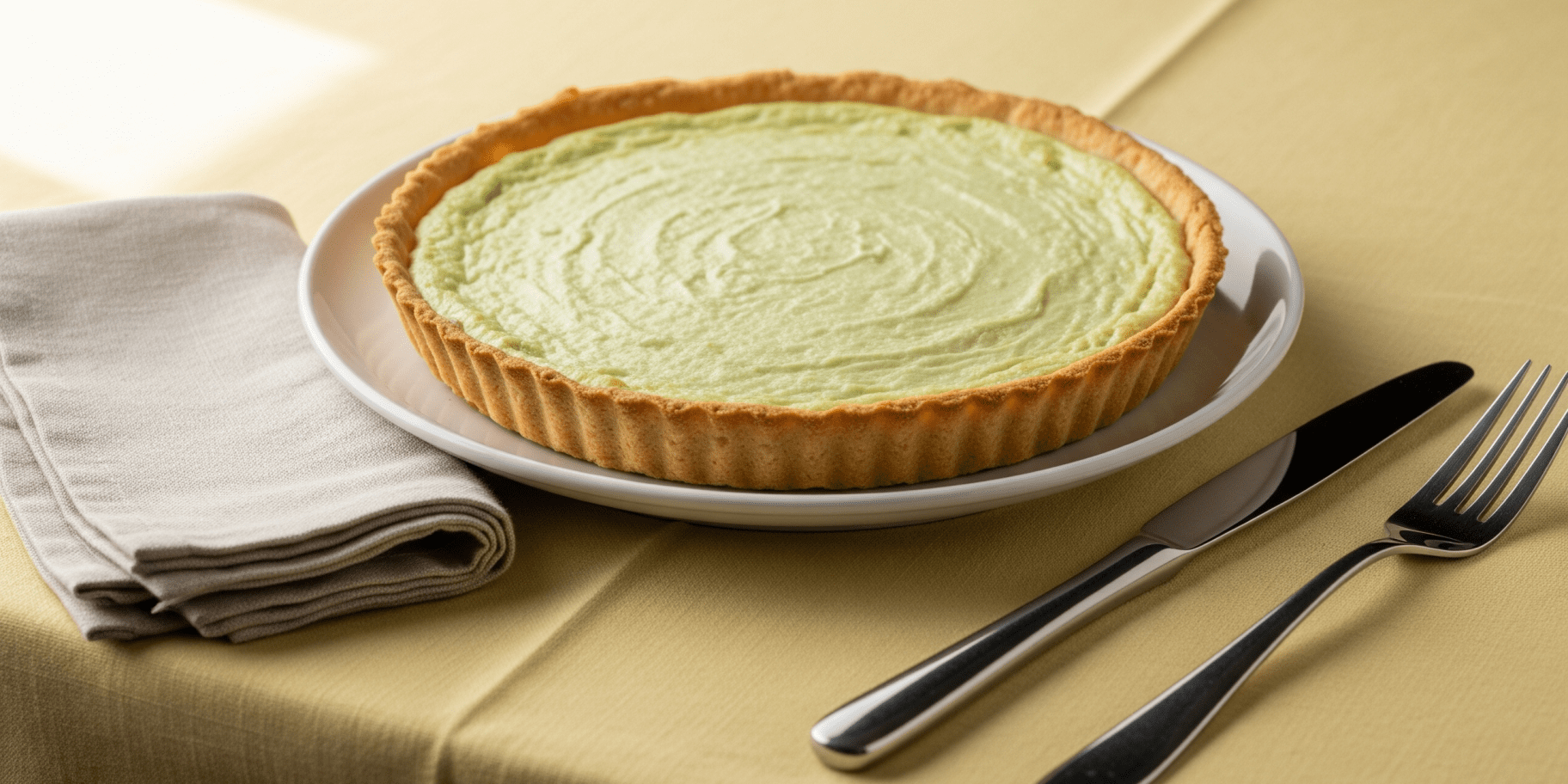 пиріг з сиром і соусом песто