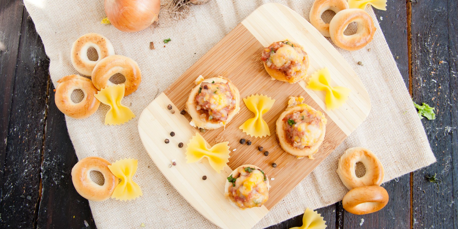 Баранки с фаршем