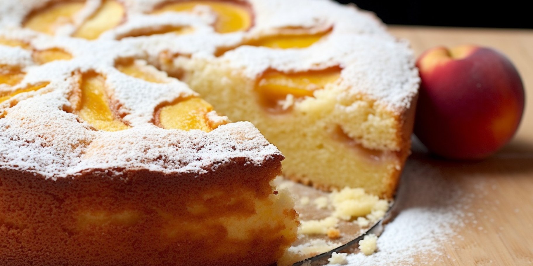 Сонячна шарлотка з нектаринами