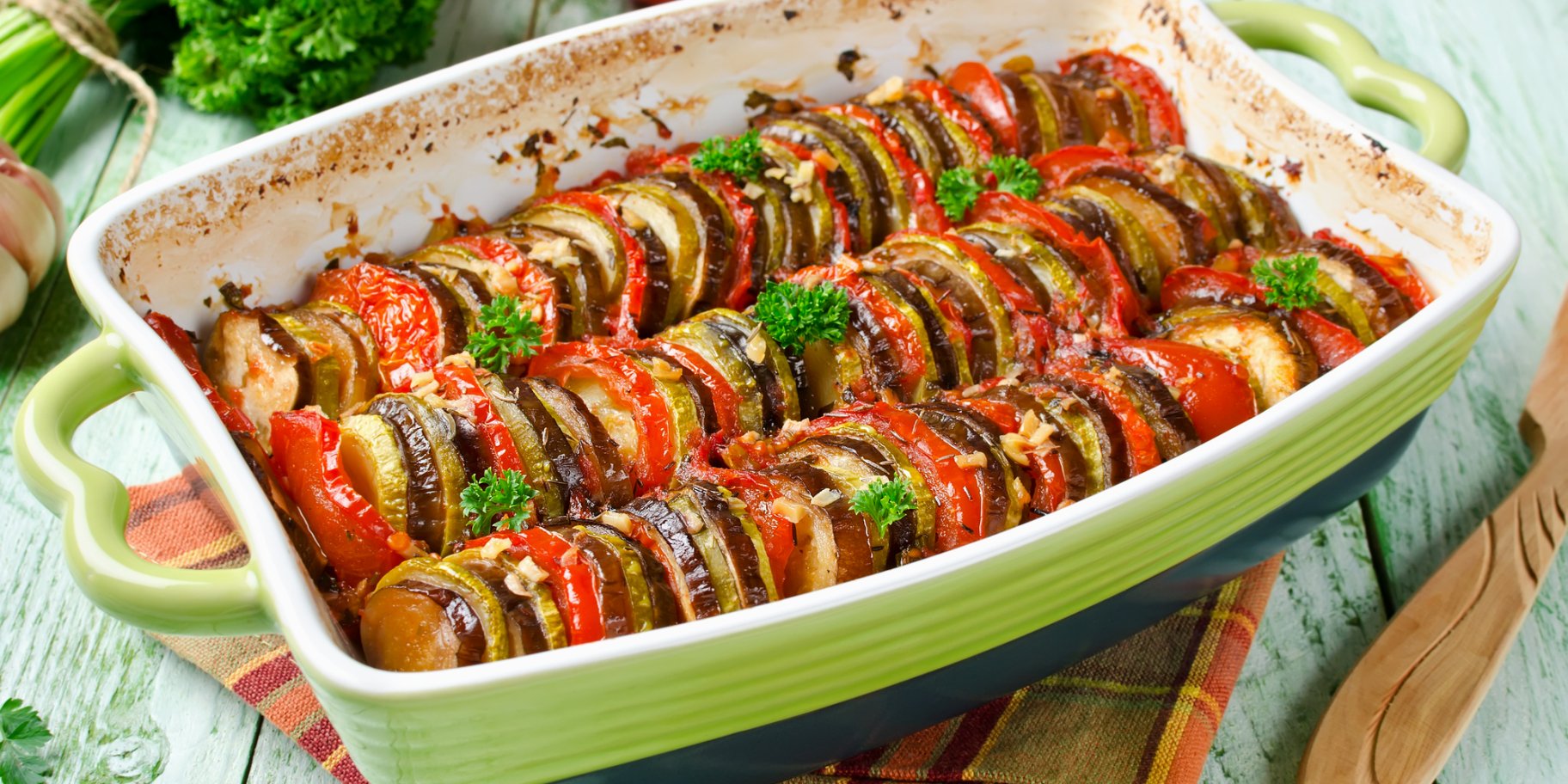 Овочева запіканка з нутом