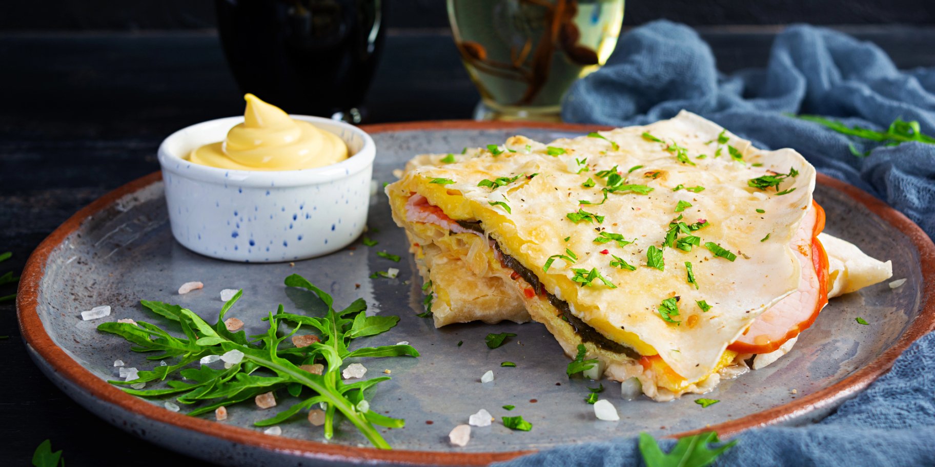 Тортилья з високим вмістом білка