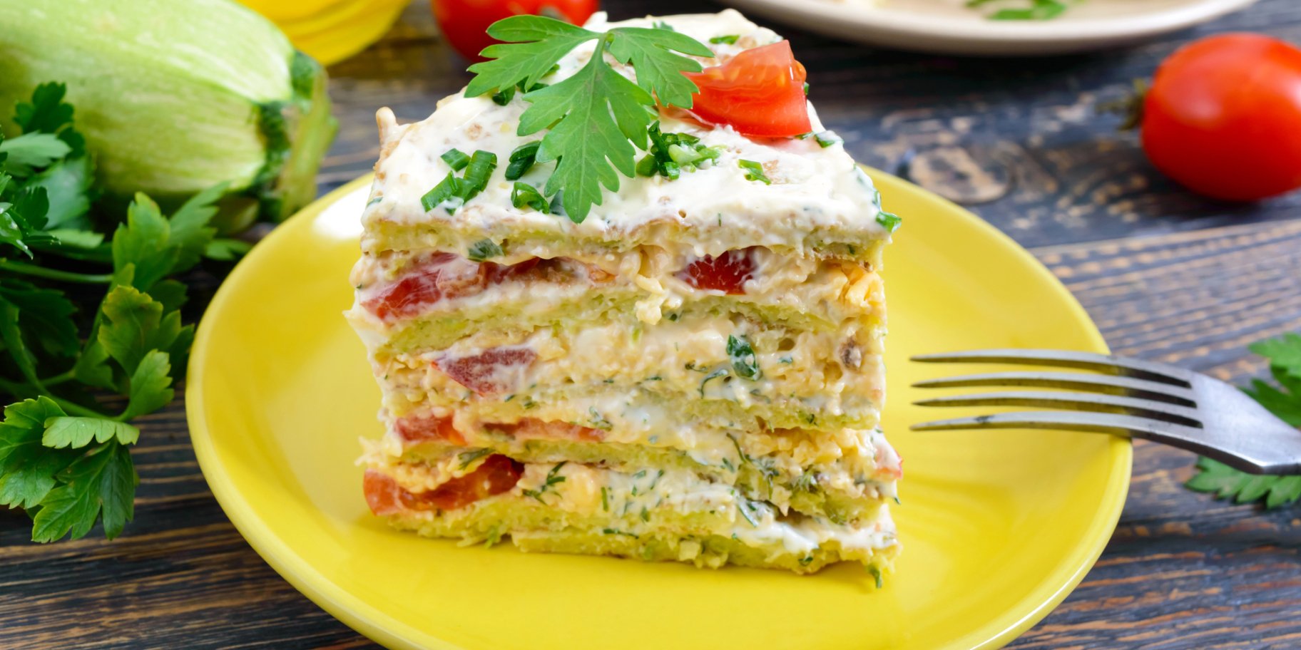 Дієтичний кабачковий торт без майонезу