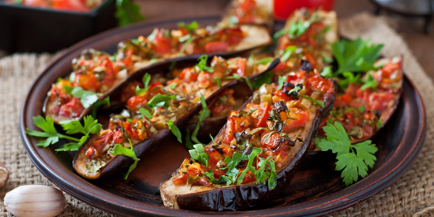 Фаршированные баклажаны Имам Баялды