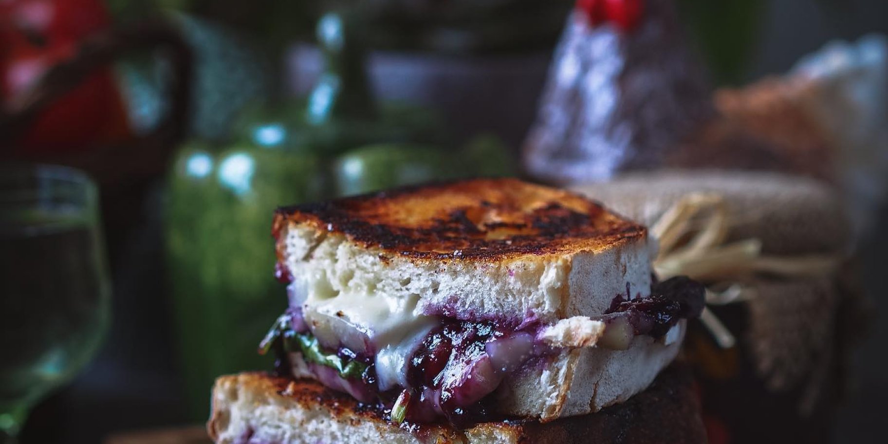 Сэндвич с голубикой