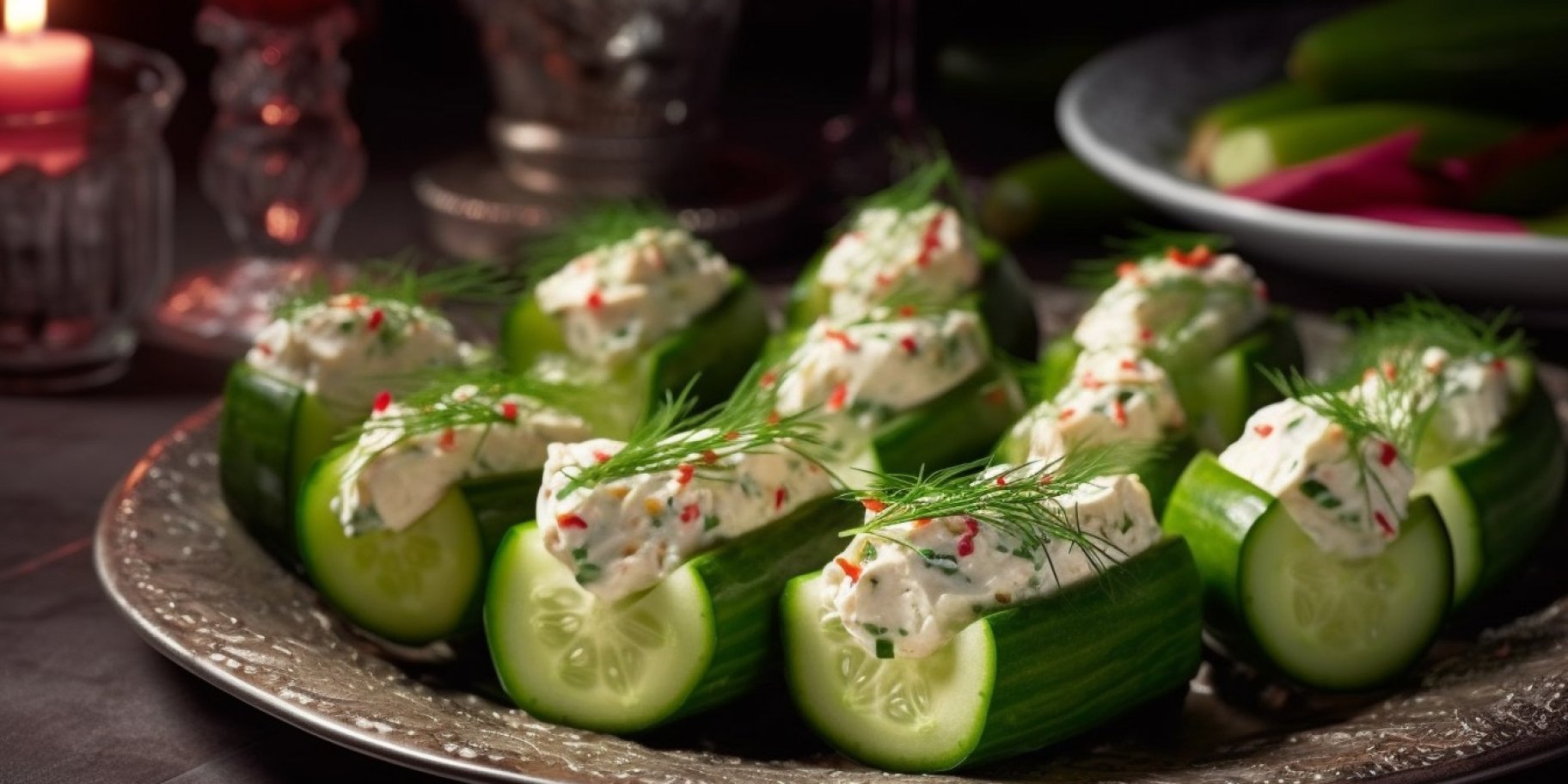 Огурцы с фетой
