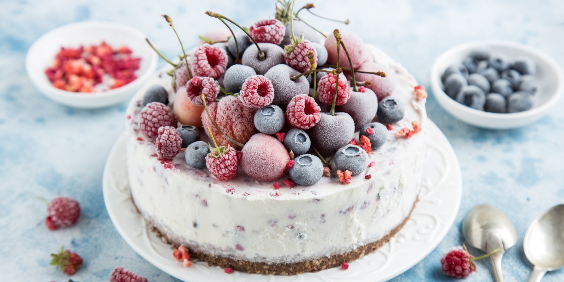 Пиріг із замороженого йогурту