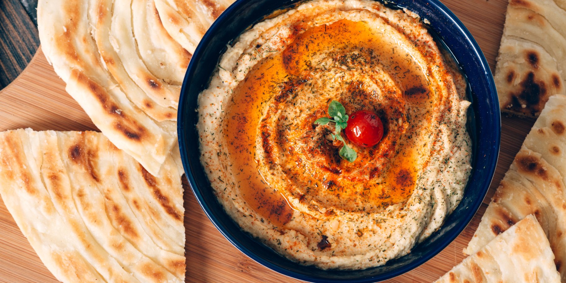 піта з хумусом