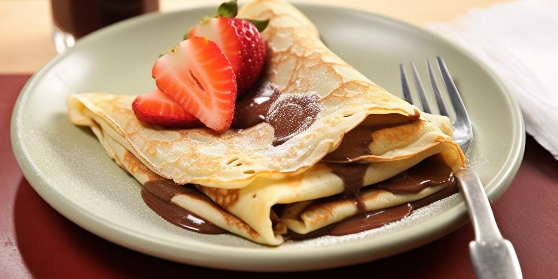 Млинці із шоколадним сюрпризом