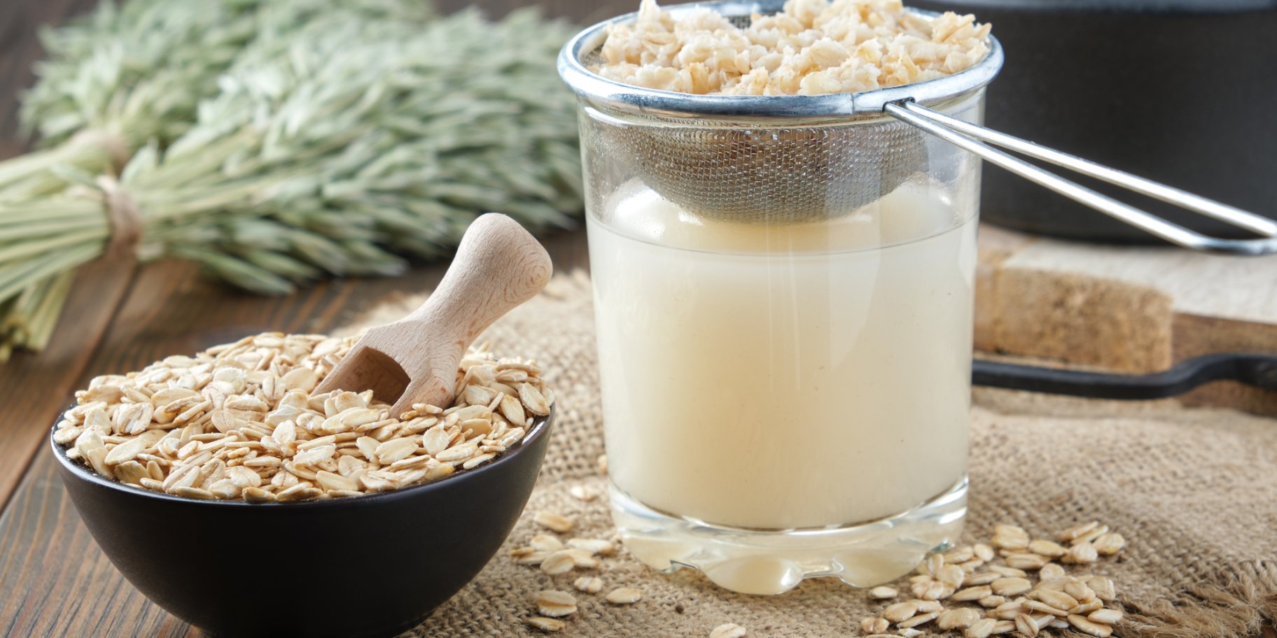 Квас из овсяных хлопьев