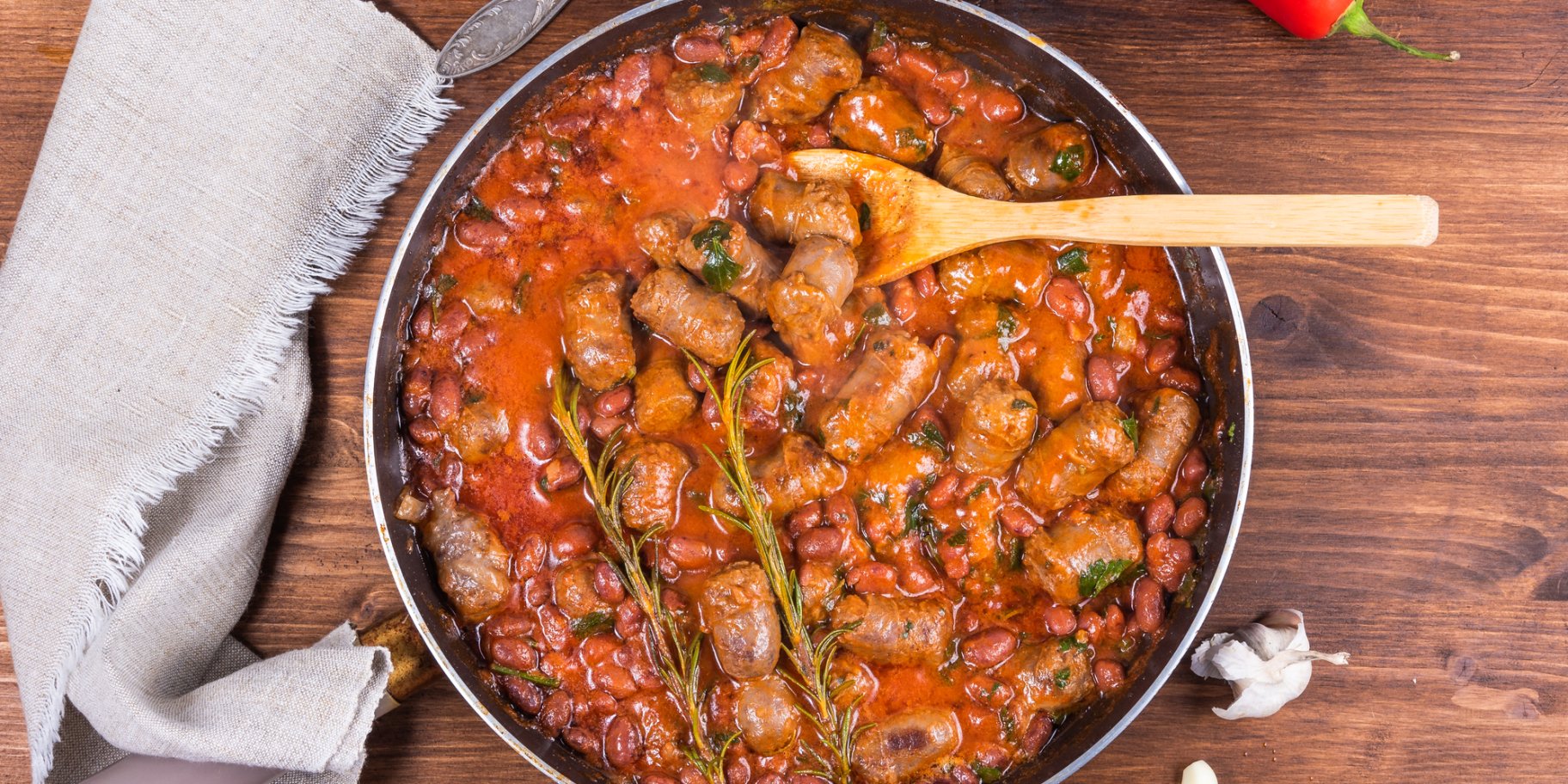 Сосиски з овочами