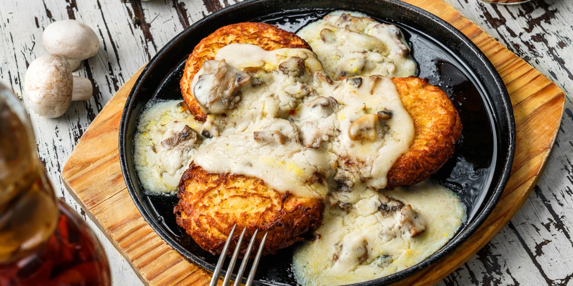 бандуряники з печерицями