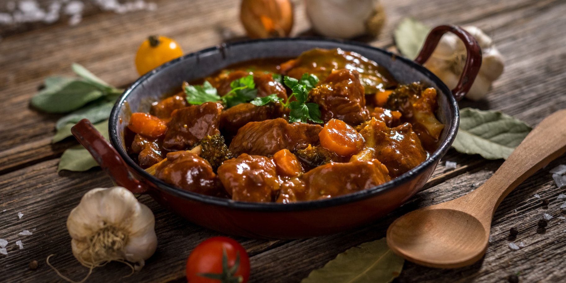 рагу зі свинини, топінамбура у сидрі