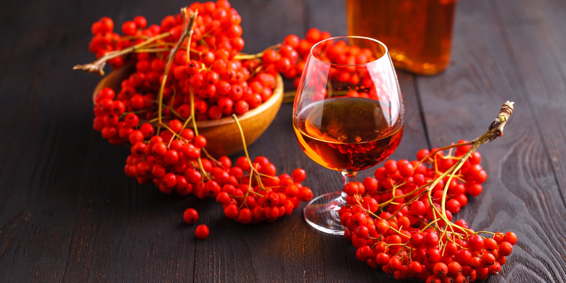 Настойка рябины на коньяке