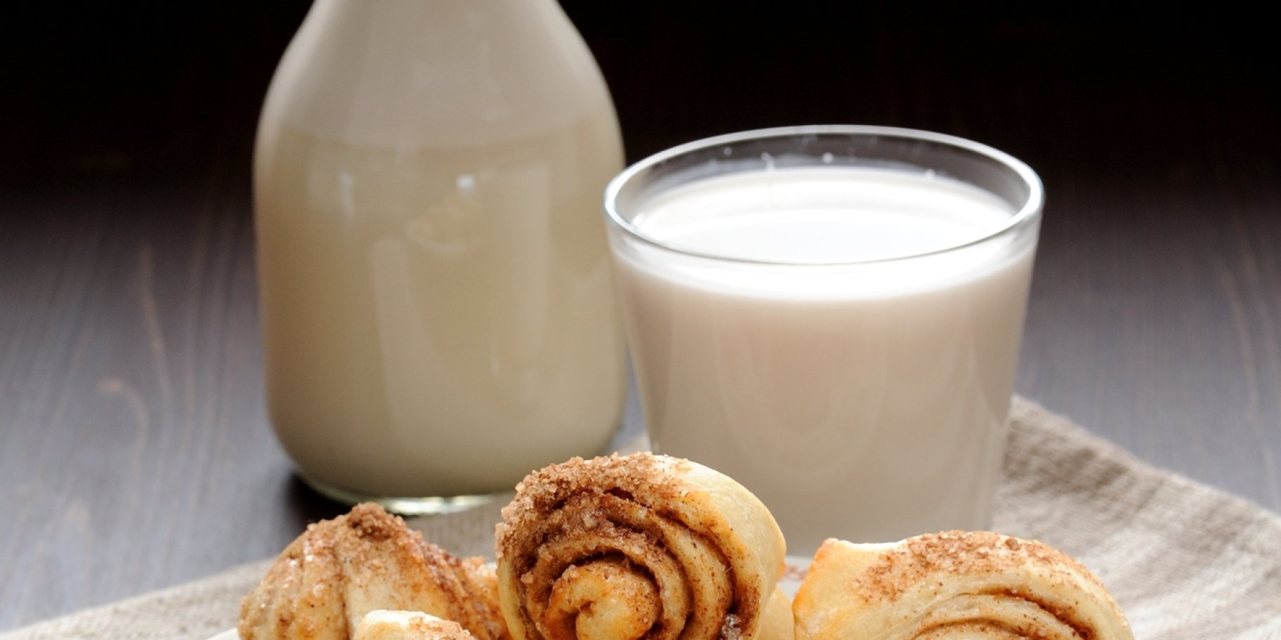 Творожные рулетики с корицей