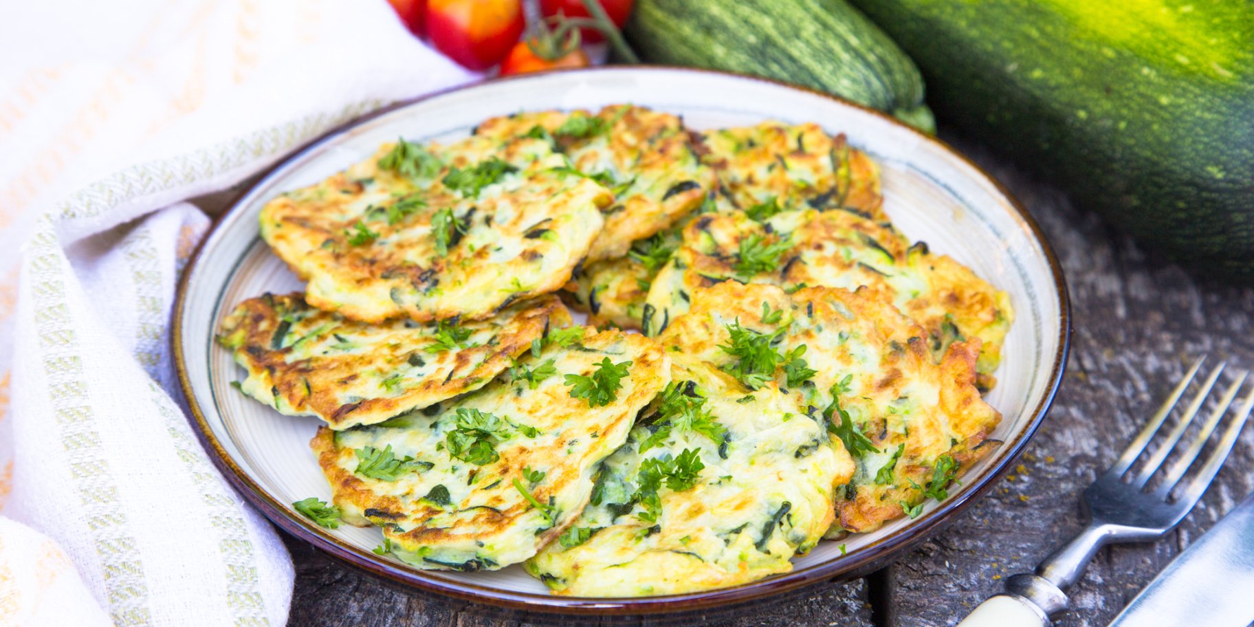 Оладки з кабачків у духовці