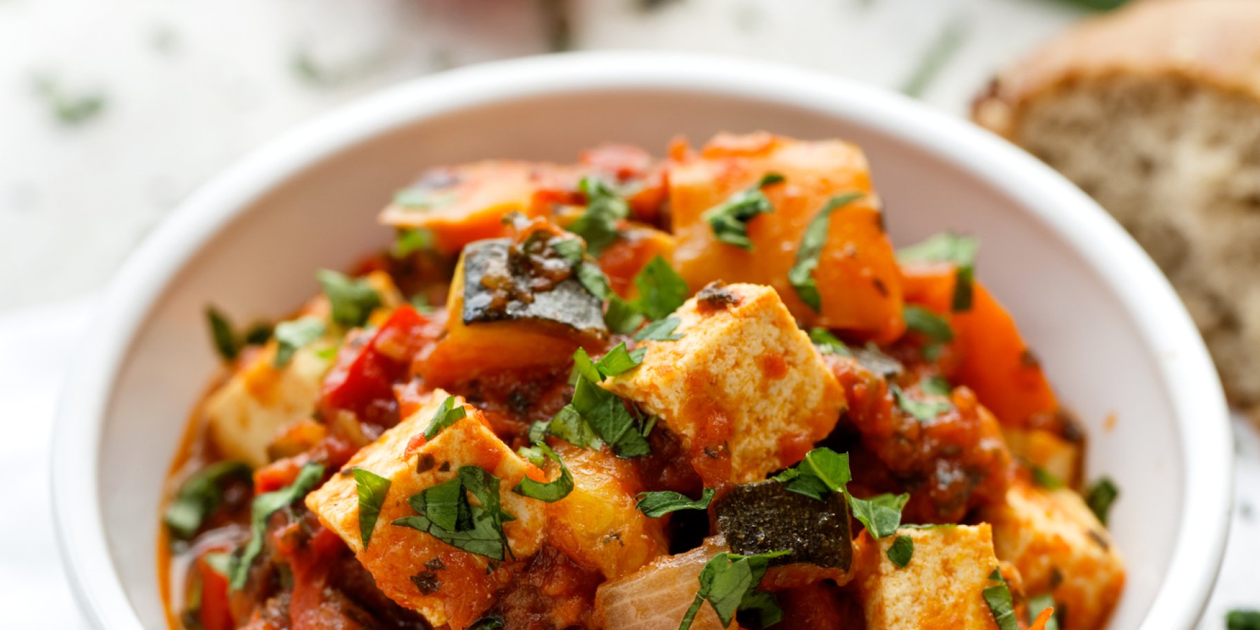 Рагу з тофу і овочами