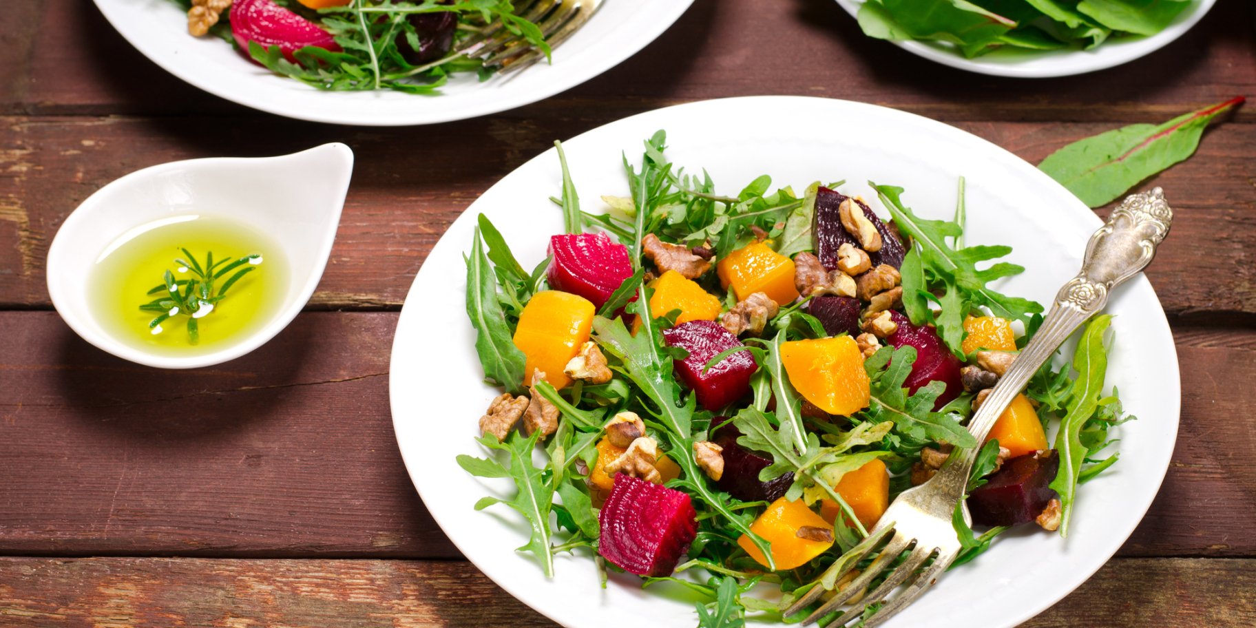 Теплий салат з гарбузом