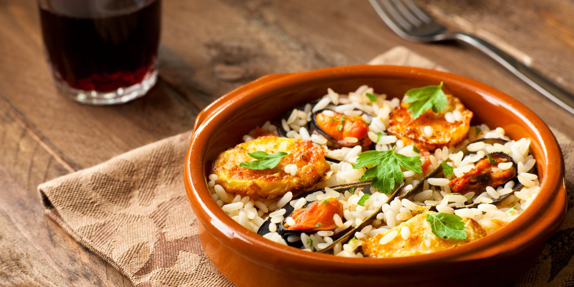 Рис з мідіями