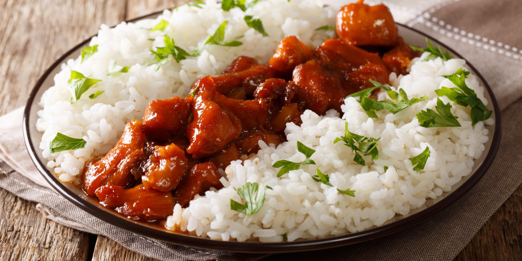 Курка в соусі з бурбоном