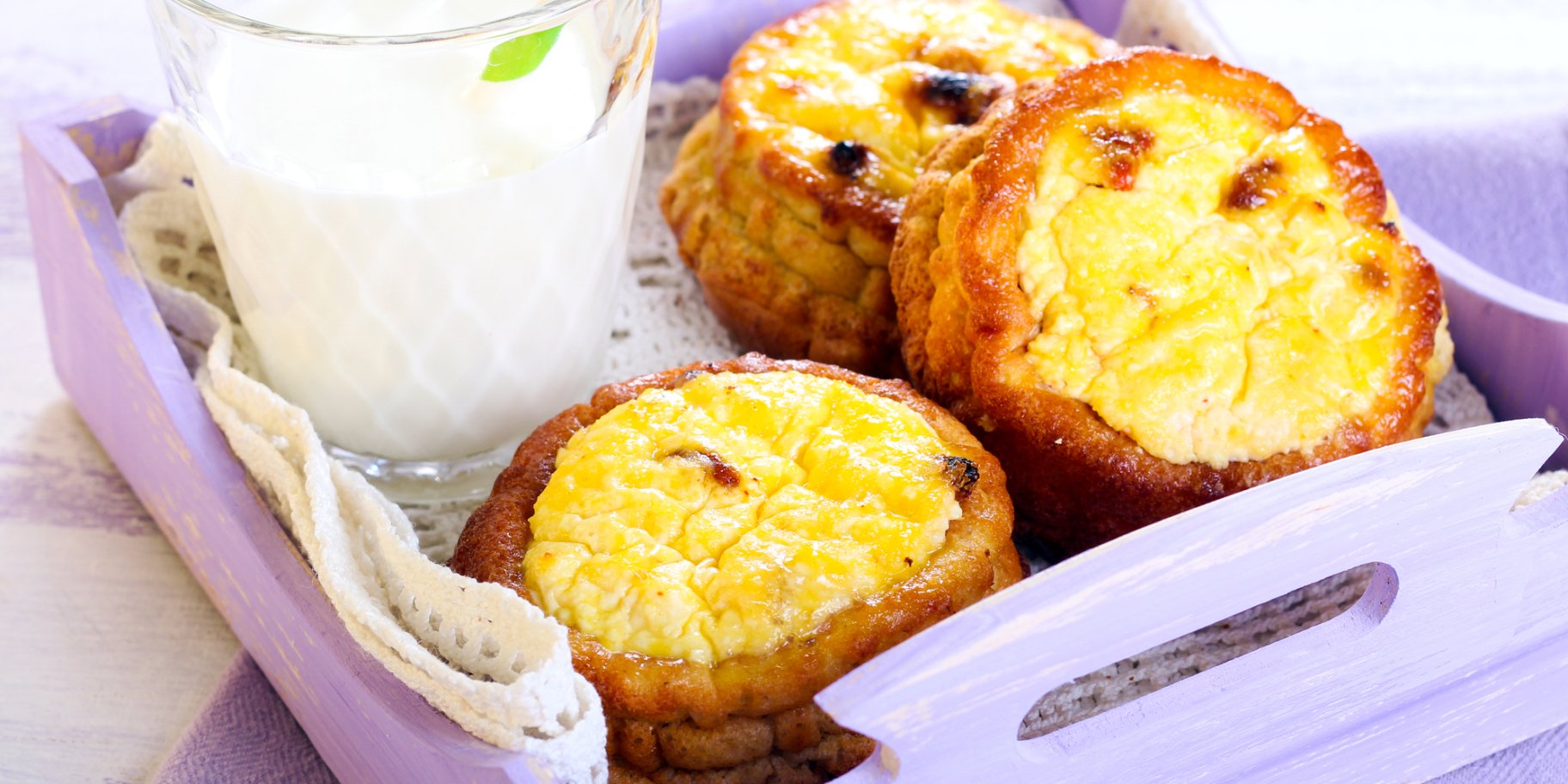 Ватрушки з пшоном і кисломолочним сиром