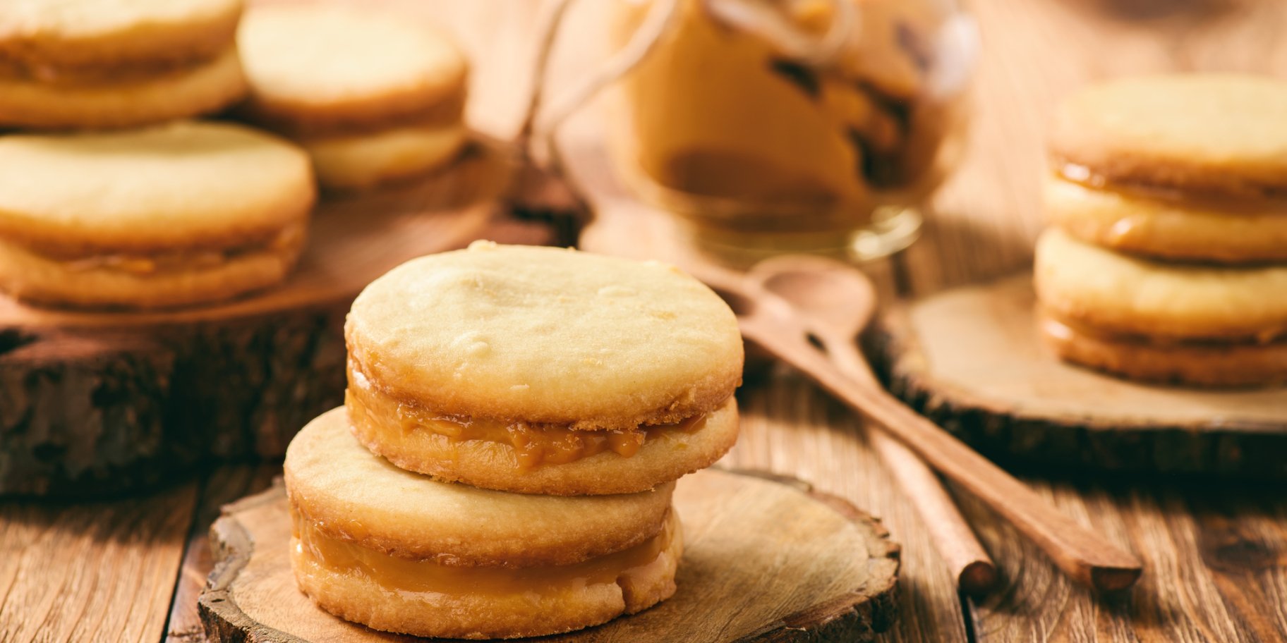 Пісочне печиво з вареним згущеним молоком