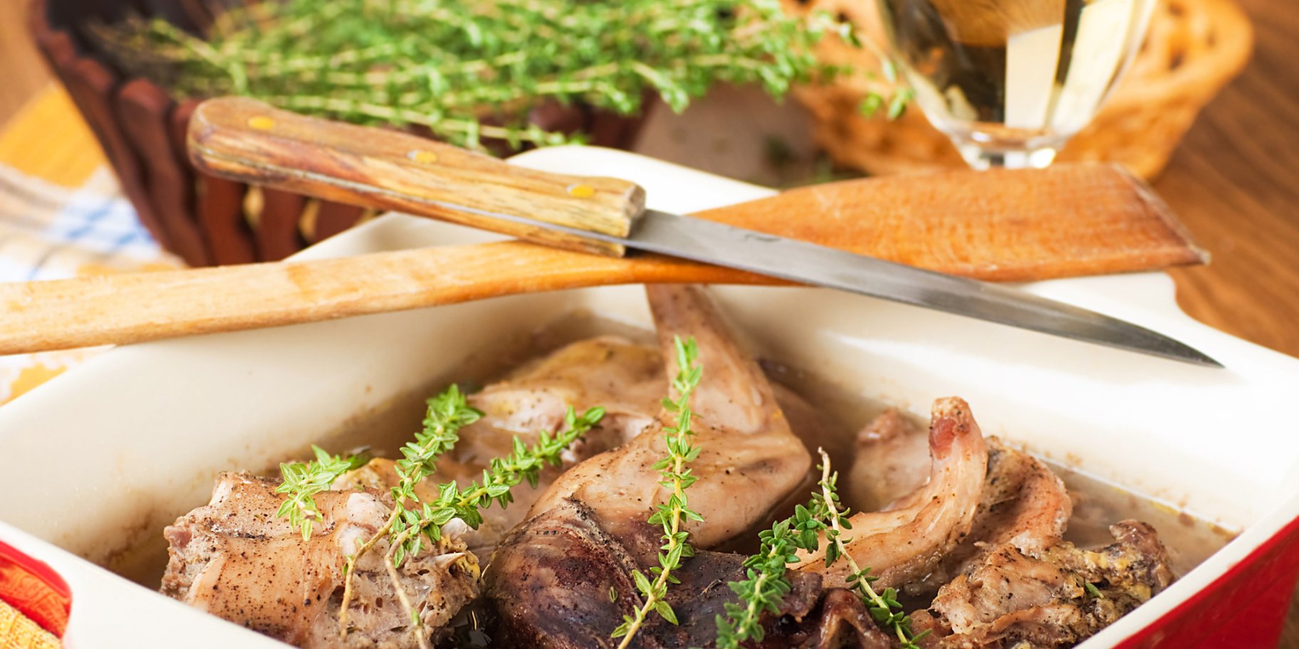 кролик в сидре