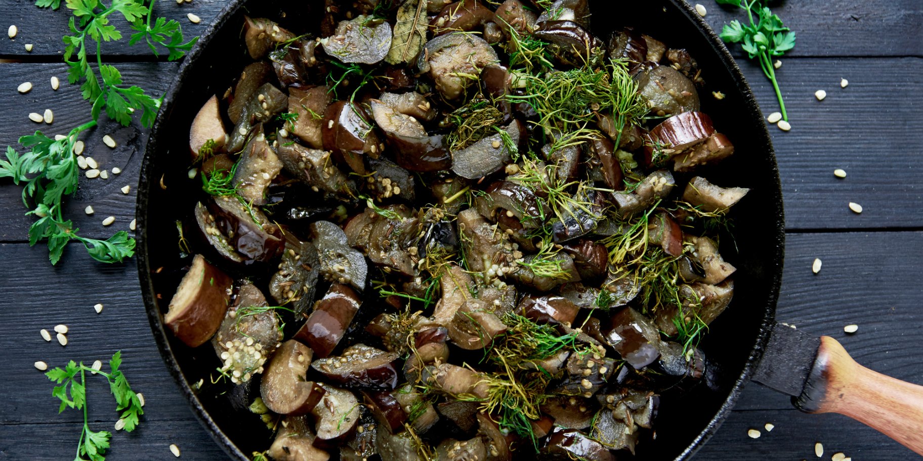 Баклажани з м’ясним фаршем