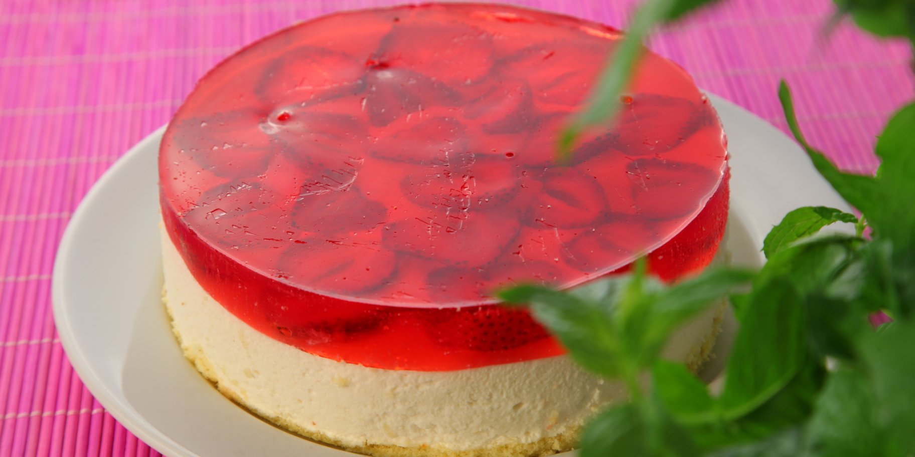 Чизкейк з полуницею