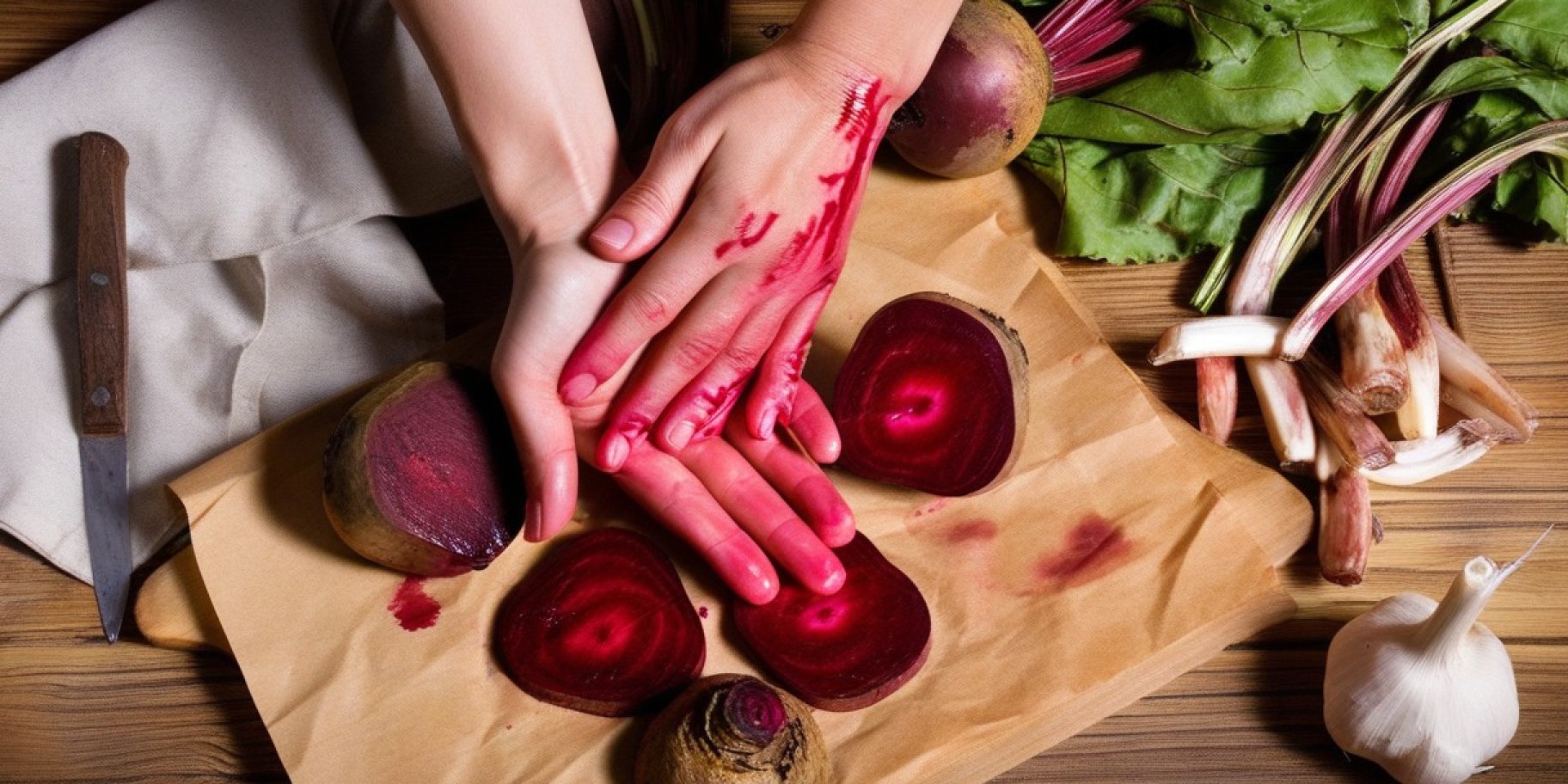 Як відмити руки від буряка