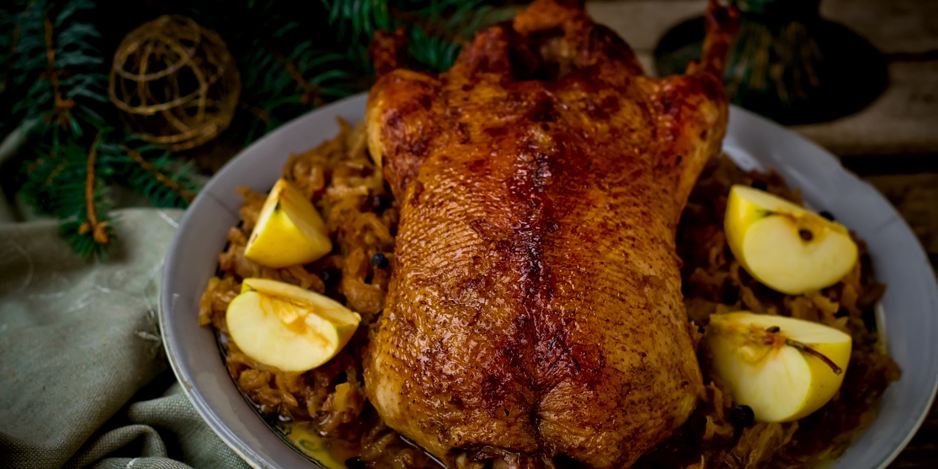 Качка, фарширована тельбухами - рецепт