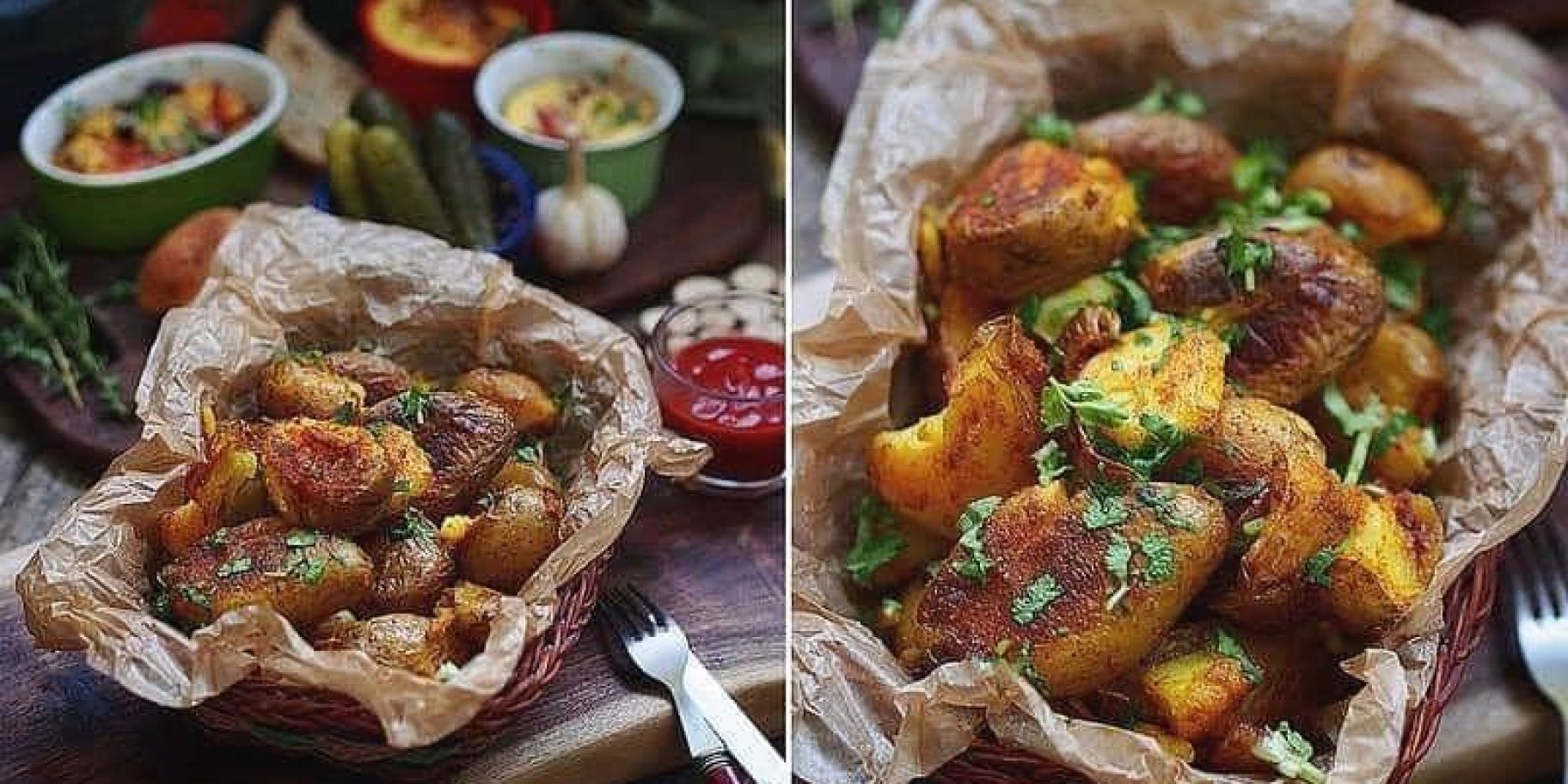 Картопля з прянощами