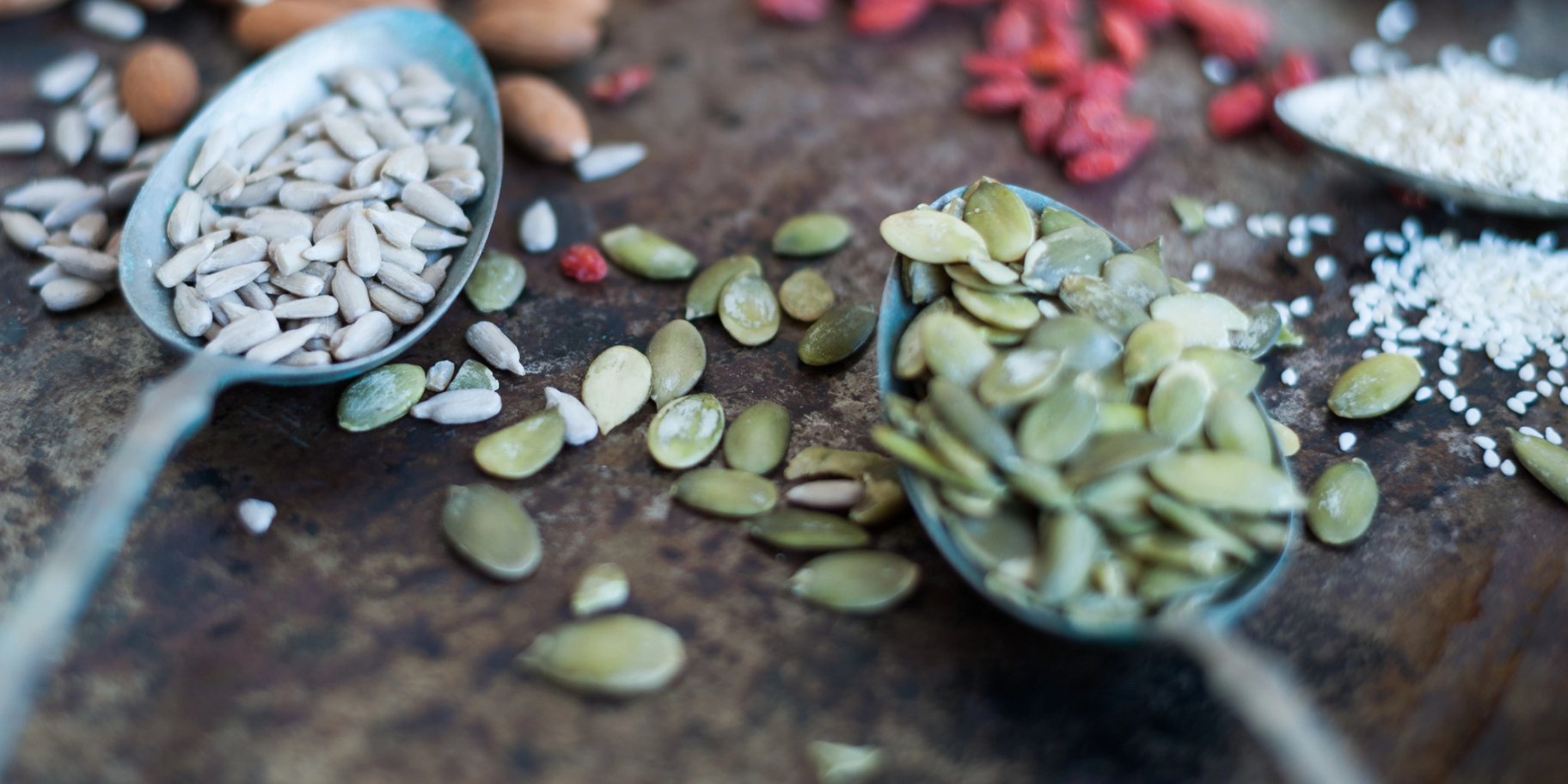 Насіння соняшника і гарбуза