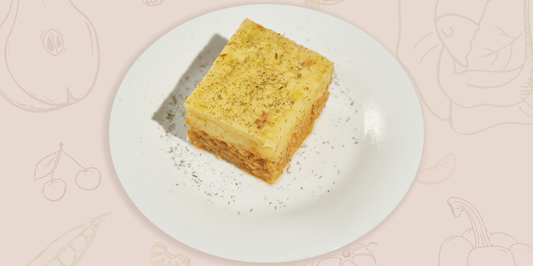 Запіканка з рибним фаршем і спеціями