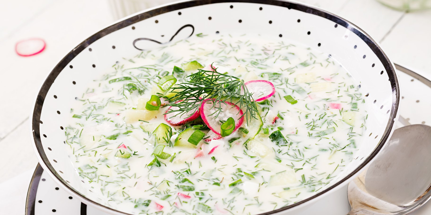 Окрошка з редискою