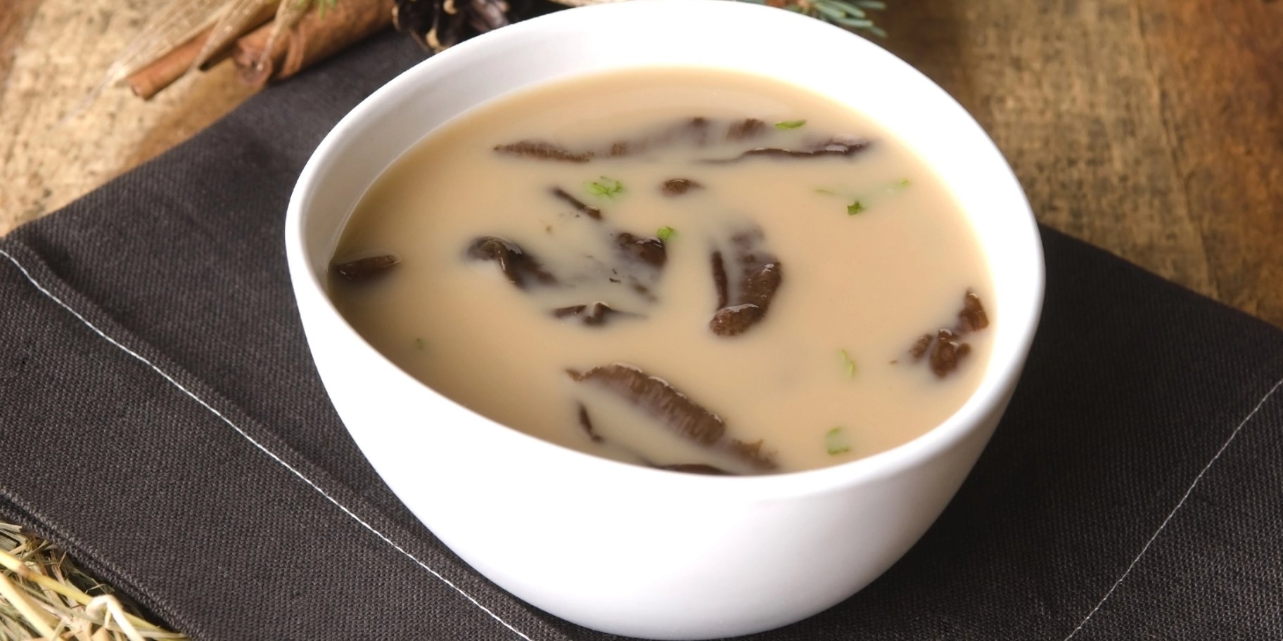 Біла грибова зупа від Ромуальди Тарнавської