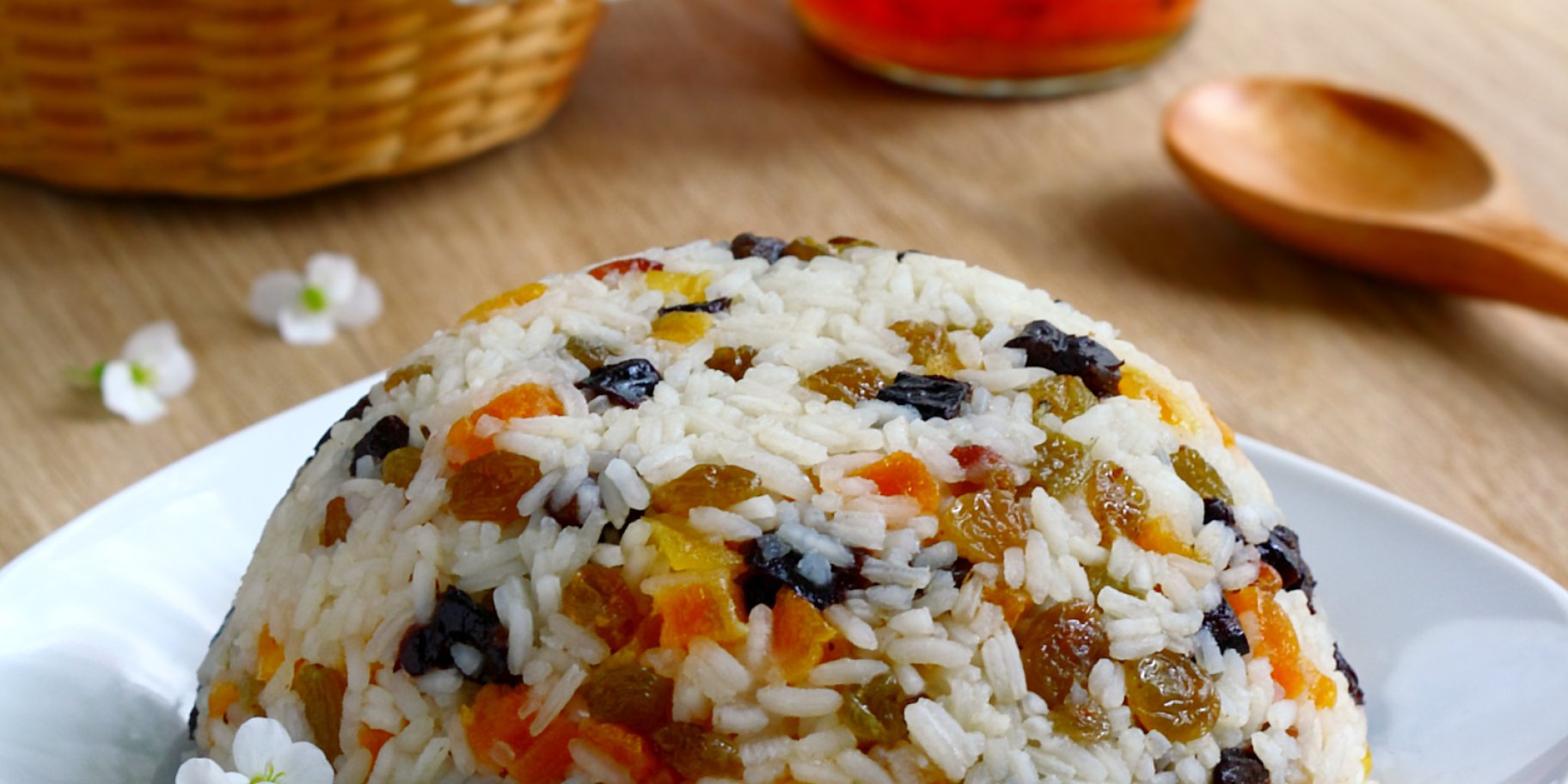 Австралийский рисовый пудинг с сухофруктами