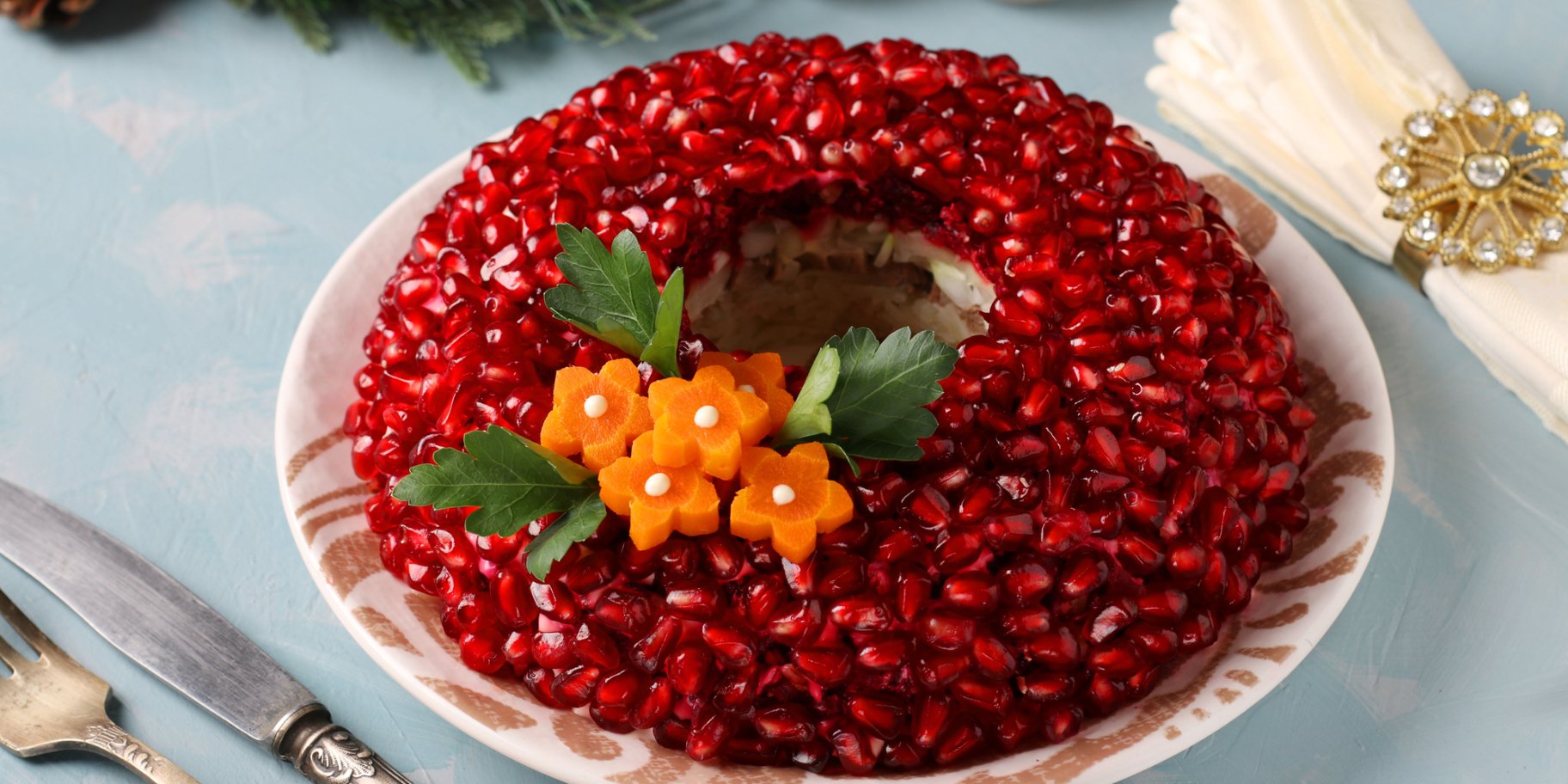 салат Гранатовый браслет