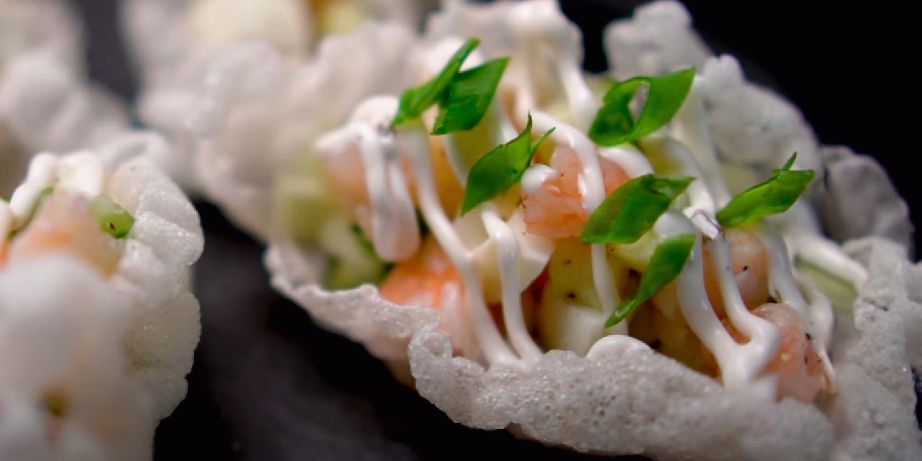 Новорічна закуска з креветками