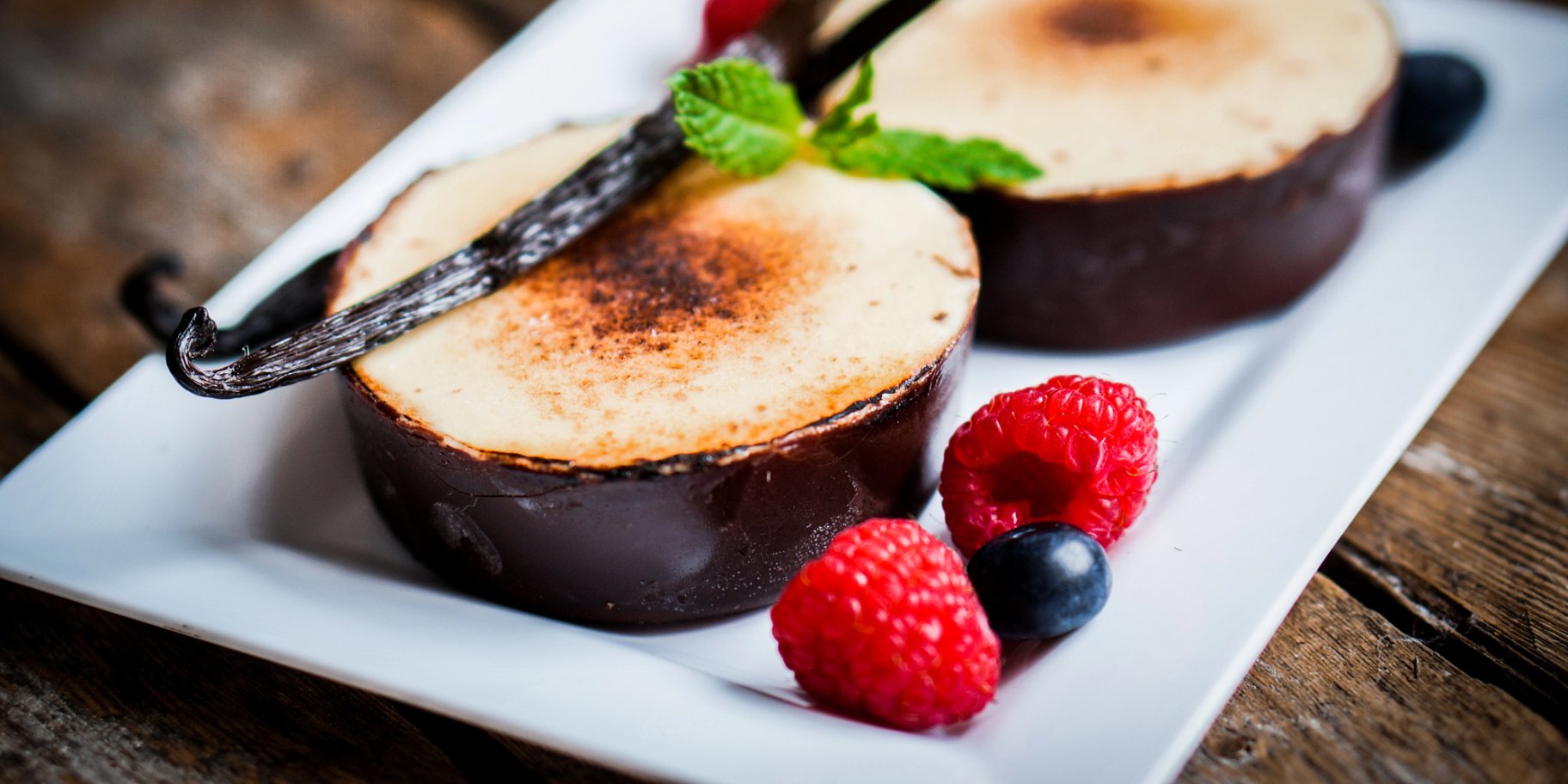 Шоколадне крем-брюле