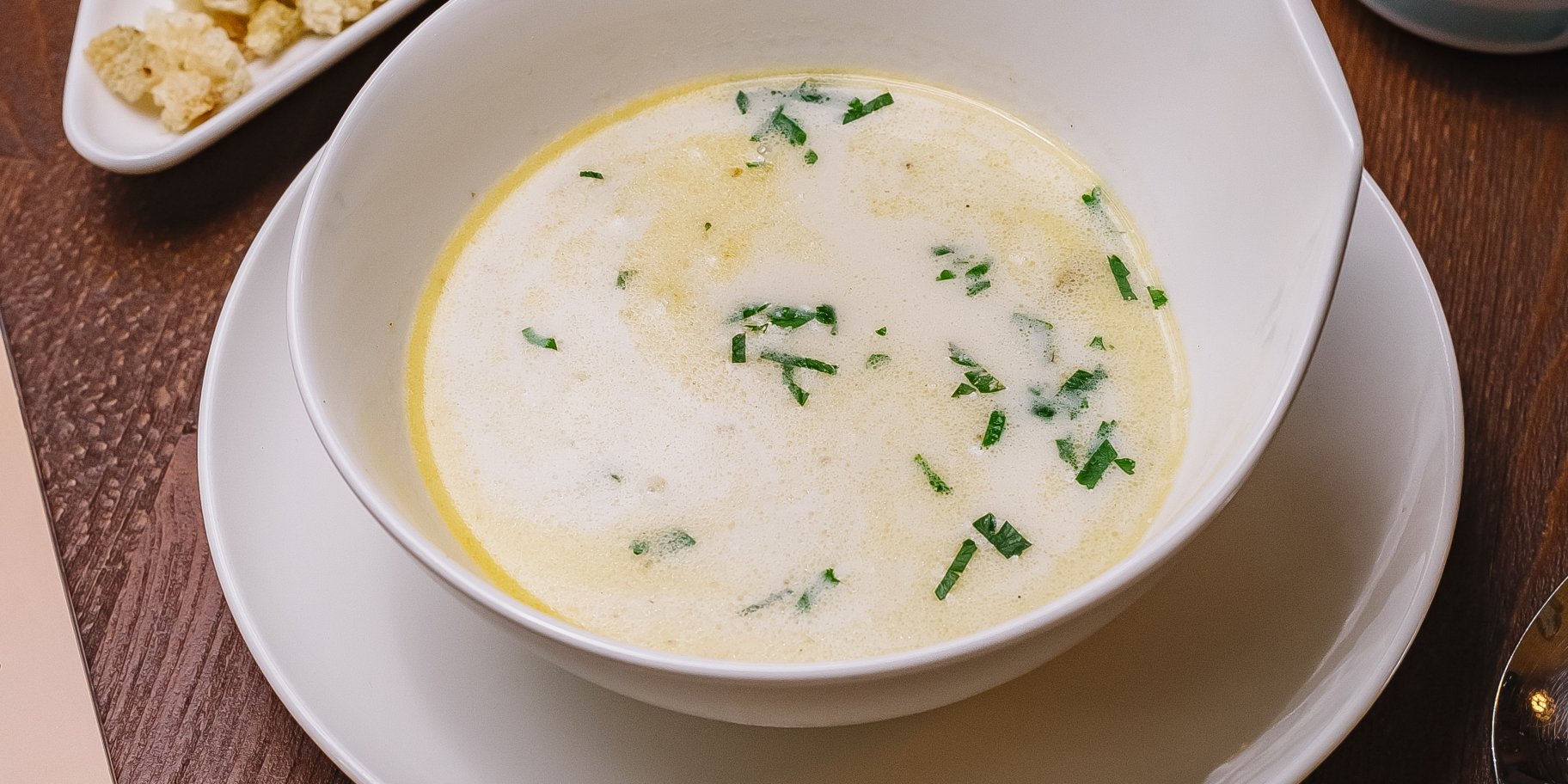 Куриный суп с сыром