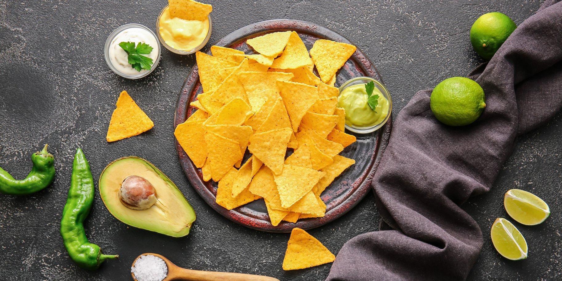 Чипсы с гуакамоле