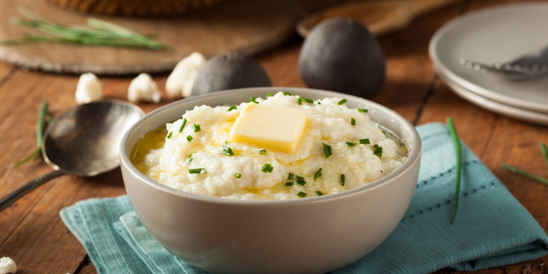 Пюре з сиром і часником